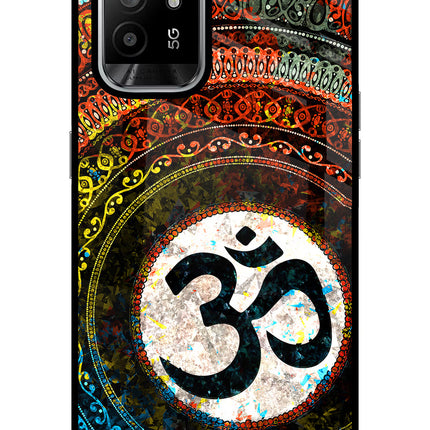 Om Cultural Oppo F19 Pro+ Glass Case Back Cover by Casekaro