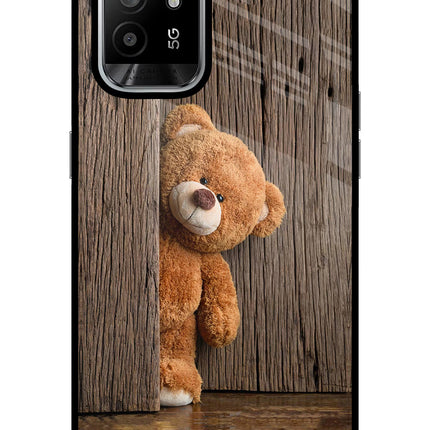 Teddy Wooden Oppo F19 Pro+ Glass Case