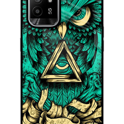 Green Owl Oppo F19 Pro+ Glass Case