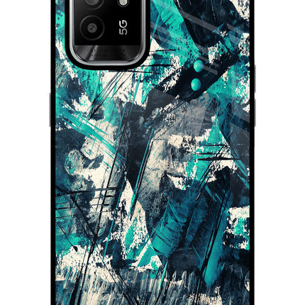 Artwork Oppo F19 Pro+ Glass Case Back Cover by Casekaro
