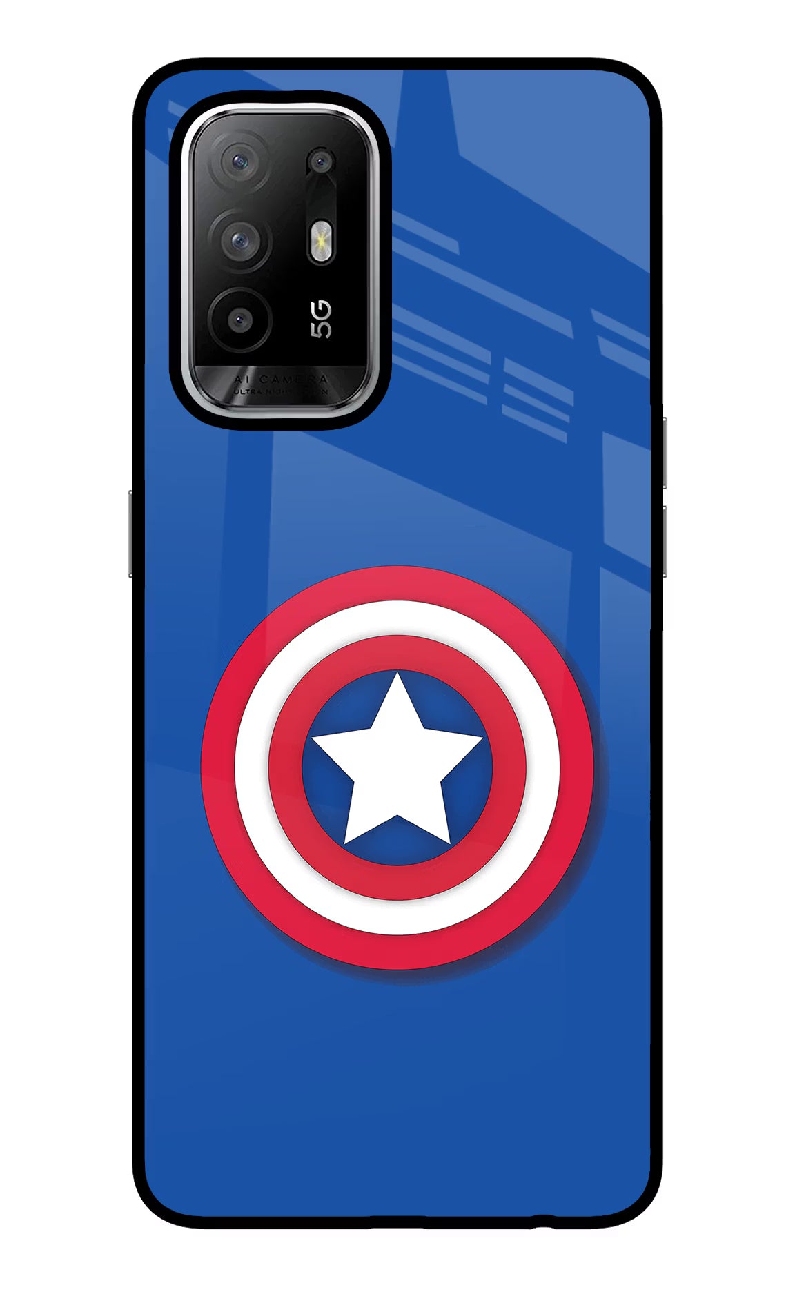 Shield Oppo F19 Pro+ Glass Case Back Cover by Casekaro