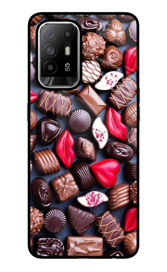 Chocolates Oppo F19 Pro+ Glass Case