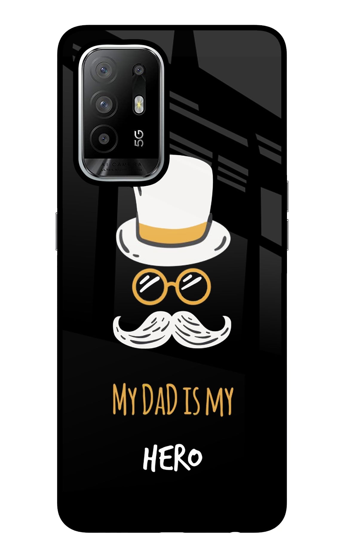 My Dad Is My Hero Oppo F19 Pro+ Back Cover