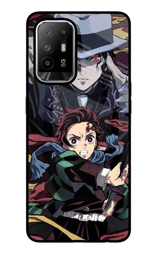 Demon Slayer Oppo F19 Pro+ Glass Case