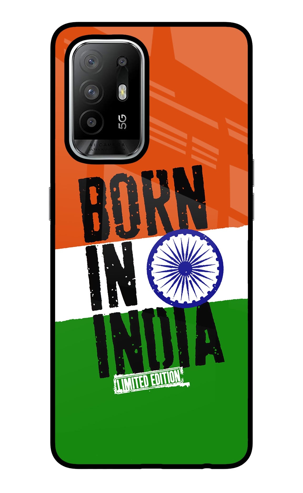 Born in India Oppo F19 Pro+ Glass Case