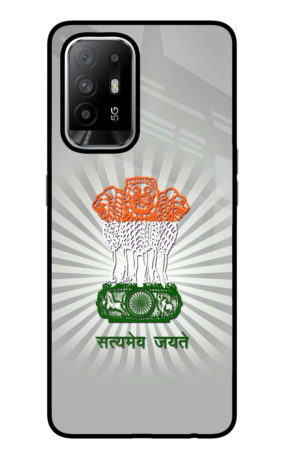 Satyamev Jayate Art Oppo F19 Pro+ Back Cover