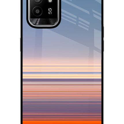 Morning Colors Oppo F19 Pro+ Glass Case Back Cover by Casekaro