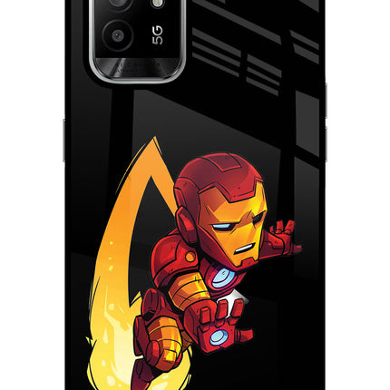 IronMan Oppo F19 Pro+ Glass Case Back Cover by Casekaro