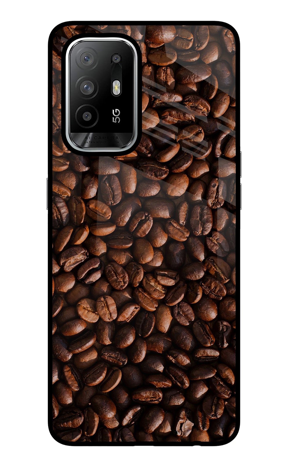 Coffee Beans Oppo F19 Pro+ Back Cover