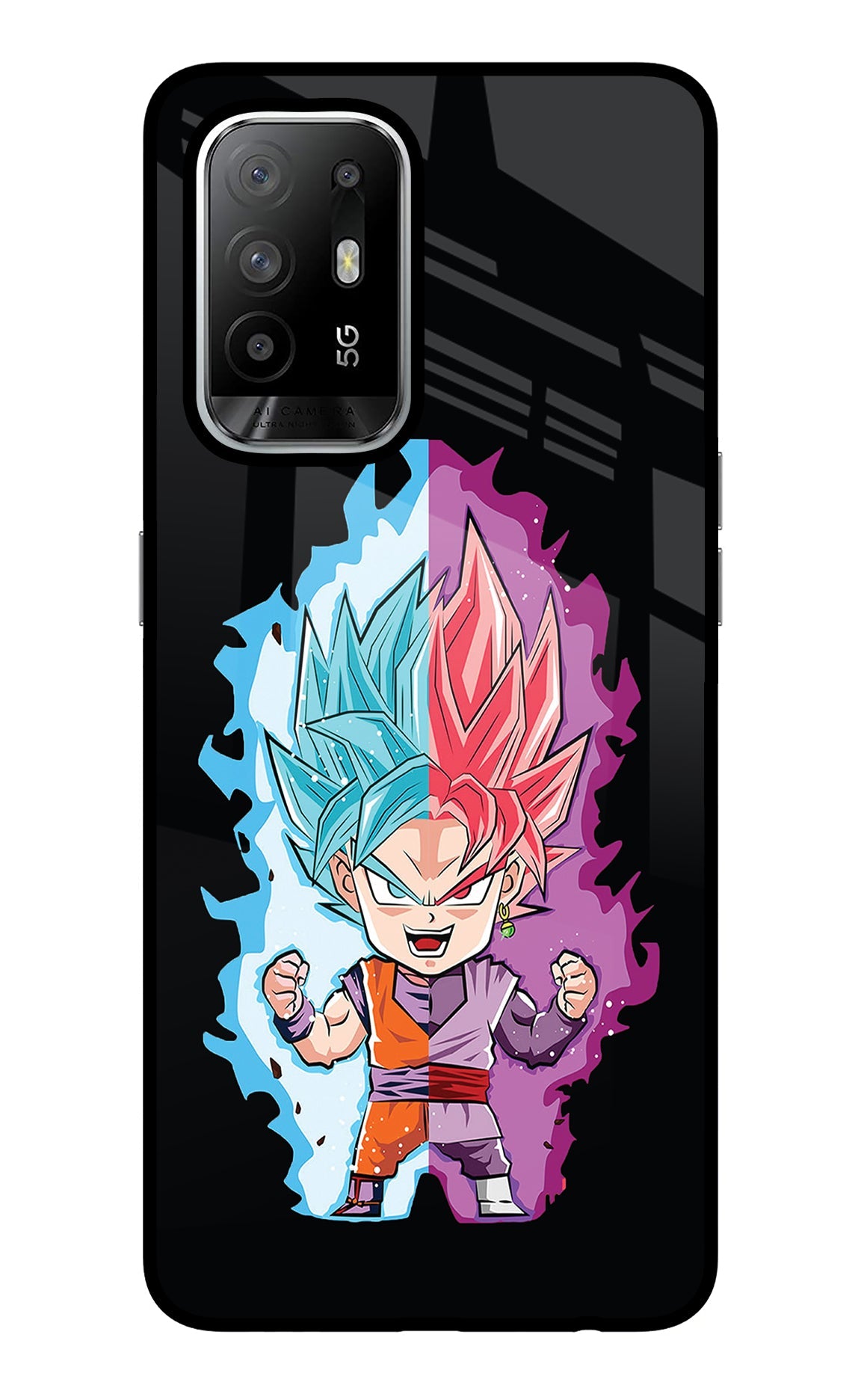 Chota Goku Oppo F19 Pro+ Glass Case