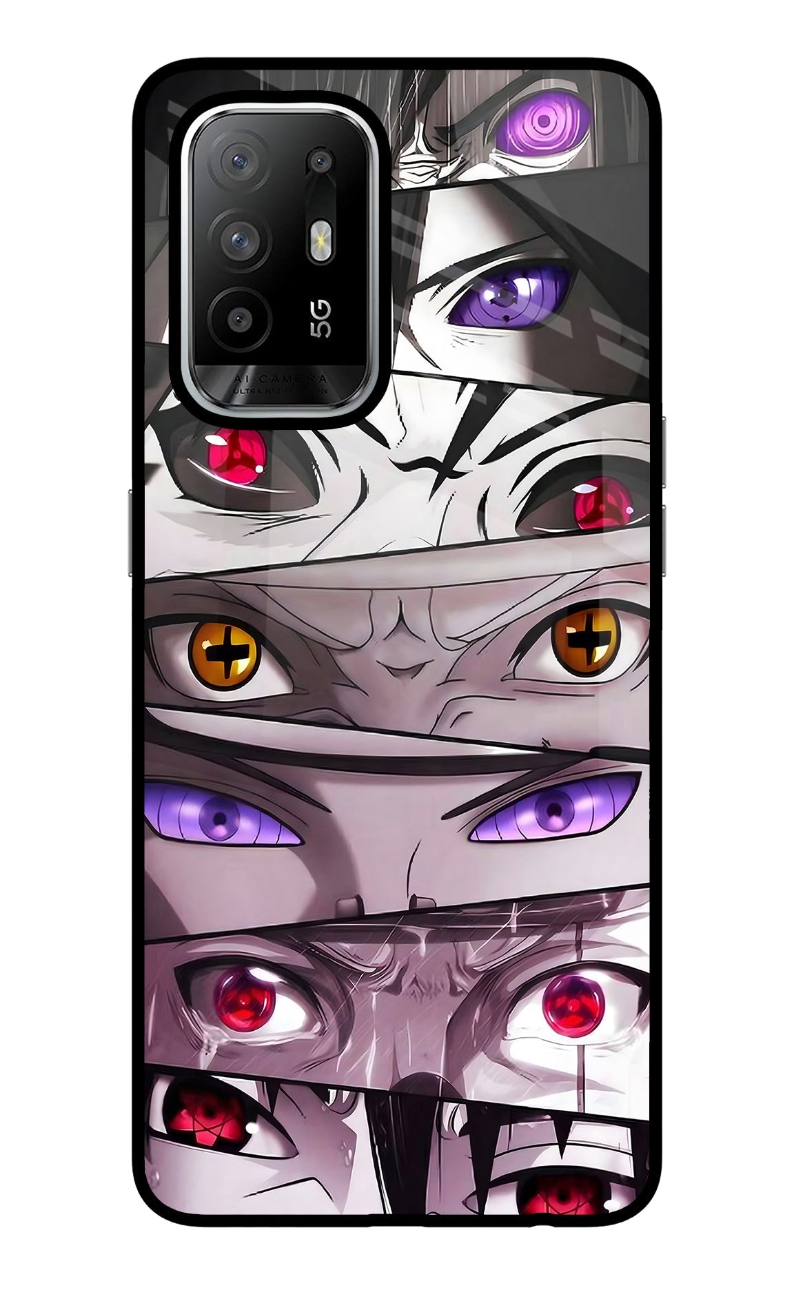 Naruto Anime Oppo F19 Pro+ Back Cover