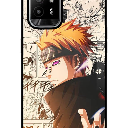 Pain Anime Oppo F19 Pro+ Glass Case Back Cover by Casekaro