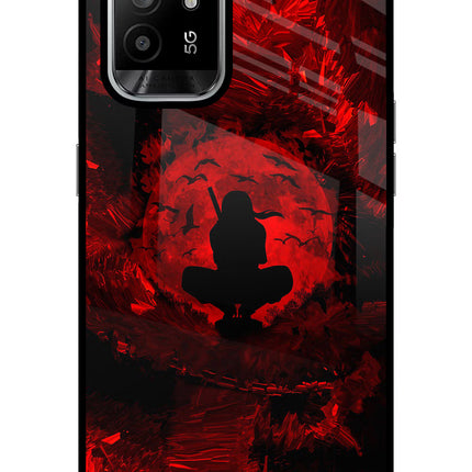 Itachi Uchiha Oppo F19 Pro+ Glass Case Back Cover by Casekaro