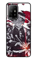 Demon Slayer Oppo F19 Pro+ Glass Case