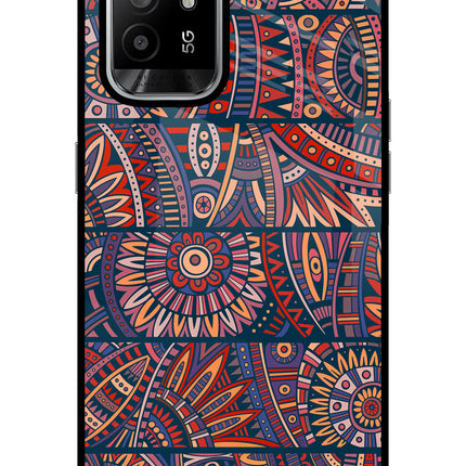African Culture Design Oppo F19 Pro+ Glass Case Back Cover by Casekaro