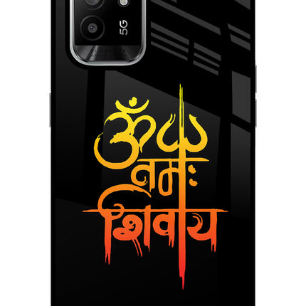 Om Namah Shivay Oppo F19 Pro+ Glass Case