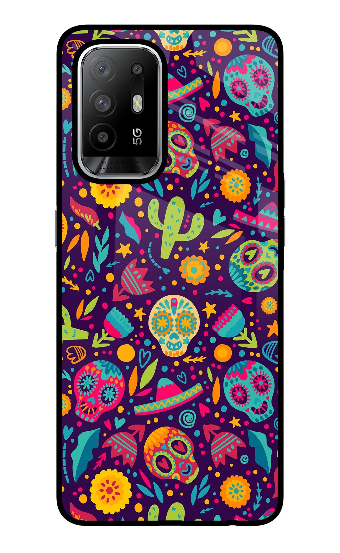 Mexican Design Oppo F19 Pro+ Back Cover