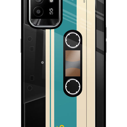 Cassette Oppo F19 Pro+ Glass Case Back Cover by Casekaro