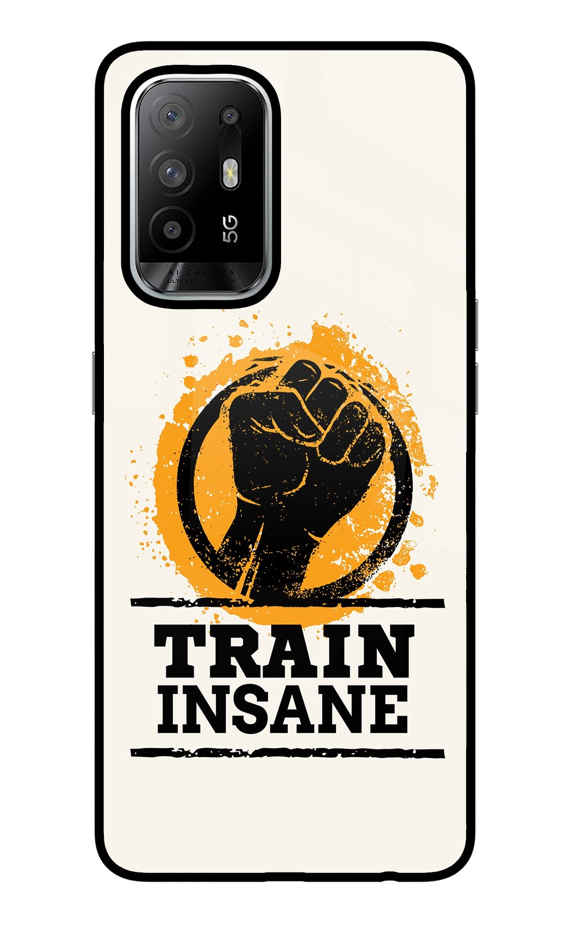 Train Insane Oppo F19 Pro+ Glass Case