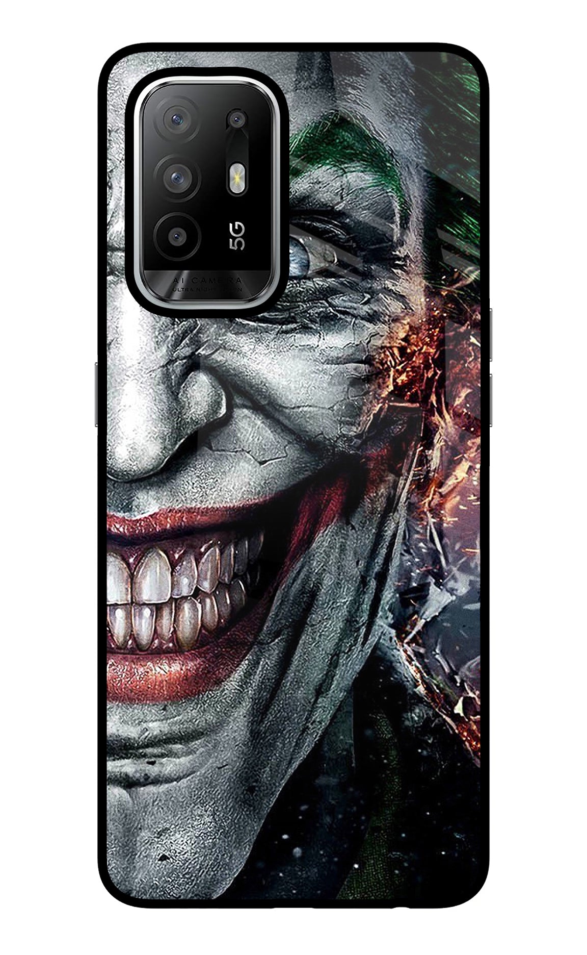 Joker Cam Oppo F19 Pro+ Glass Case