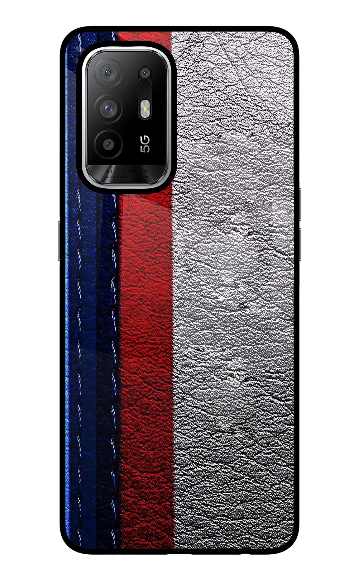 BMW Stripes Oppo F19 Pro+ Glass Case