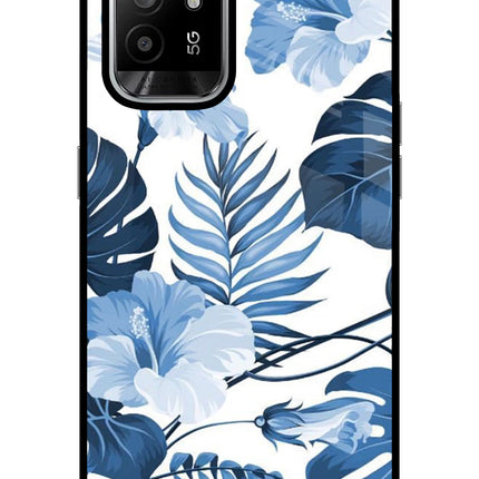 Fabric Art Oppo F19 Pro+ Glass Case Back Cover by Casekaro