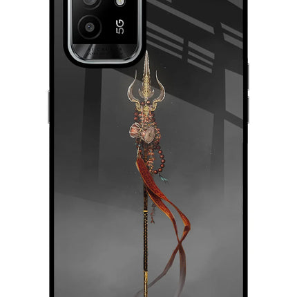 Shiv Trishul Oppo F19 Pro+ Glass Case