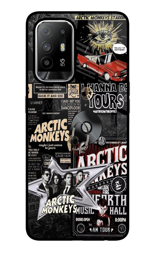 Arctic Monkeys Oppo F19 Pro+ Glass Case