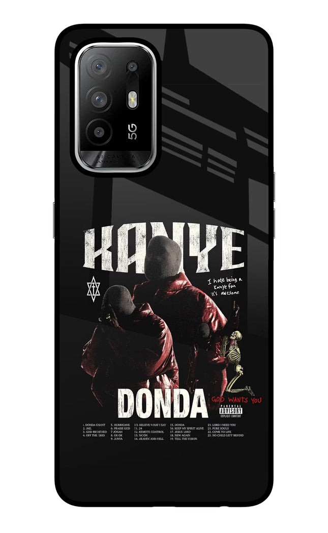 Donda Kanye West Oppo F19 Pro+ Glass Case
