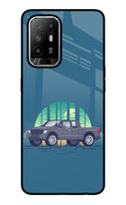 Retro Garage Vibe Oppo F19 Pro+ Glass Case
