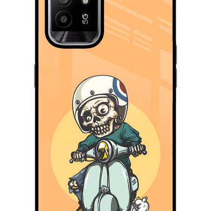 Undead Biker Oppo F19 Pro+ Glass Case