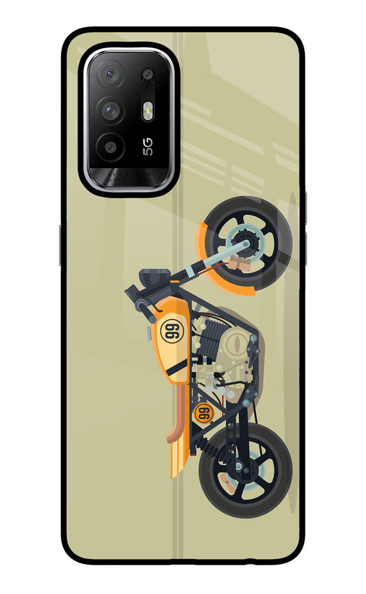 Vertical Speedster Oppo F19 Pro+ Glass Case