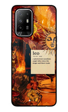 Leo Zodiac Oppo F19 Pro+ Glass Case