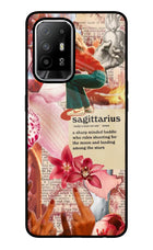 Sagittarius Zodiac Oppo F19 Pro+ Glass Case