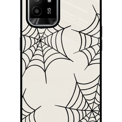 Spider Web Oppo F19 Pro+ Glass Case
