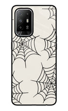 Spider Web Oppo F19 Pro+ Glass Case