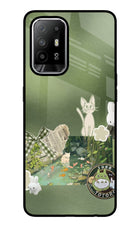 Aesthetic anime Oppo F19 Pro+ Glass Case