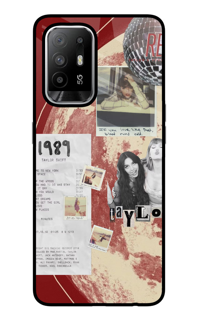 Taylor Swift Oppo F19 Pro+ Glass Case