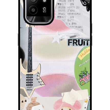 Softcore case Oppo F19 Pro+ Glass Case Back Cover by Casekaro