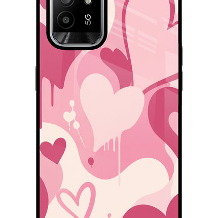 Hearty case Oppo F19 Pro+ Glass Case Back Cover by Casekaro