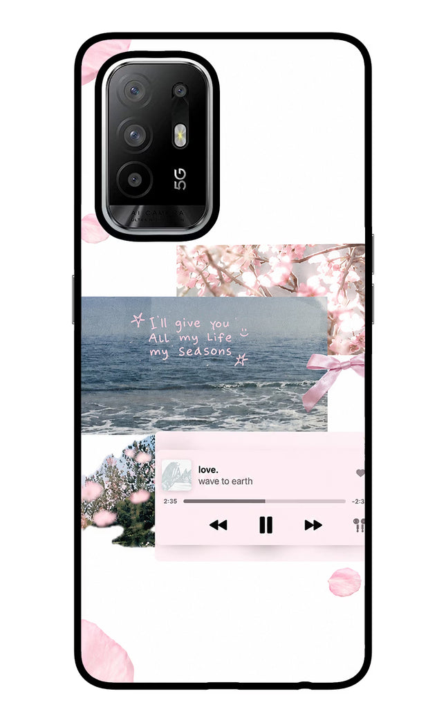 Wave to earth Oppo F19 Pro+ Glass Case