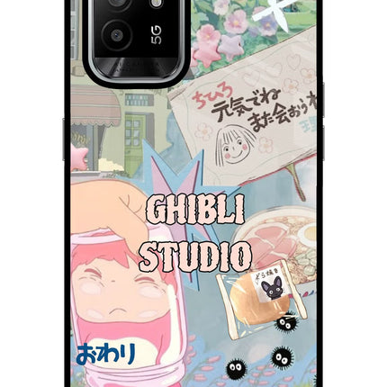 Studio Ghibli Oppo F19 Pro+ Glass Case Back Cover by Casekaro