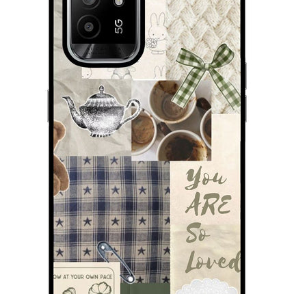 Cookie Oppo F19 Pro+ Glass Case Back Cover by Casekaro