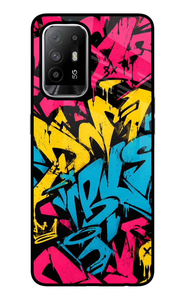 Graffiti Vibe Oppo F19 Pro+ Glass Case