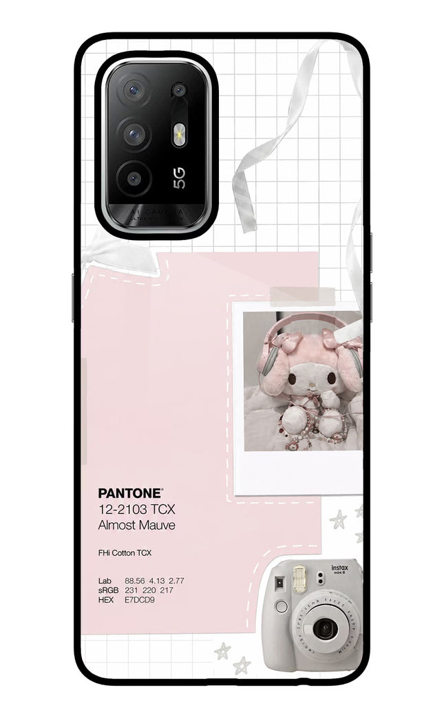 Pantone Asthetic Oppo F19 Pro+ Glass Case