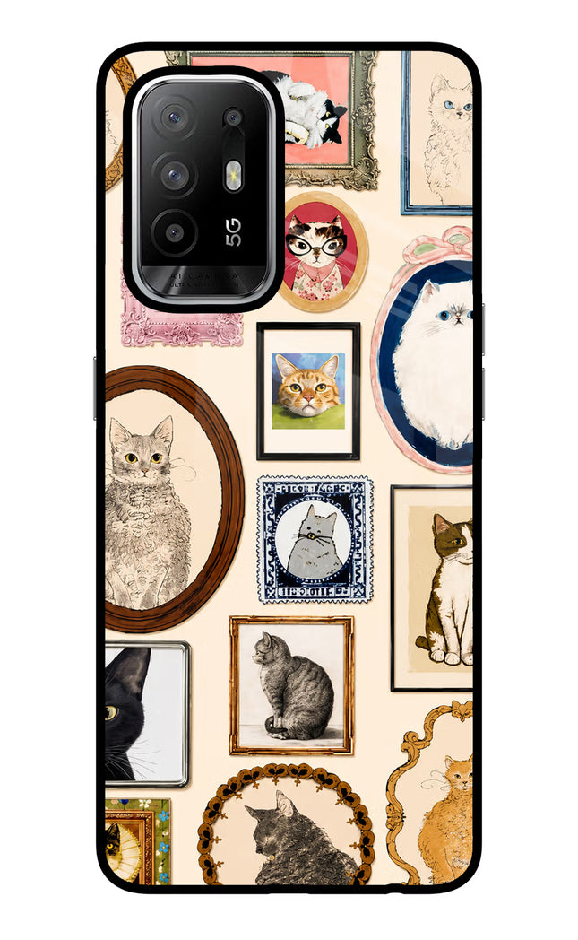 Mirror Cats Oppo F19 Pro+ Glass Case