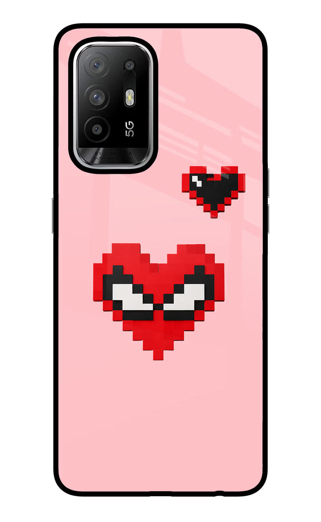 Gwen Heart Oppo F19 Pro+ Glass Case