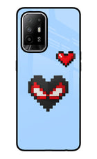 Peter Heart Oppo F19 Pro+ Glass Case