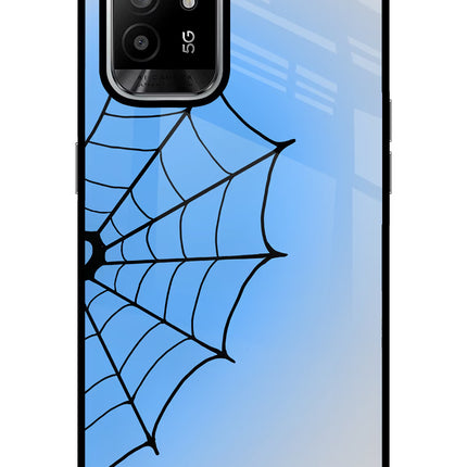 Blue Web Oppo F19 Pro+ Glass Case