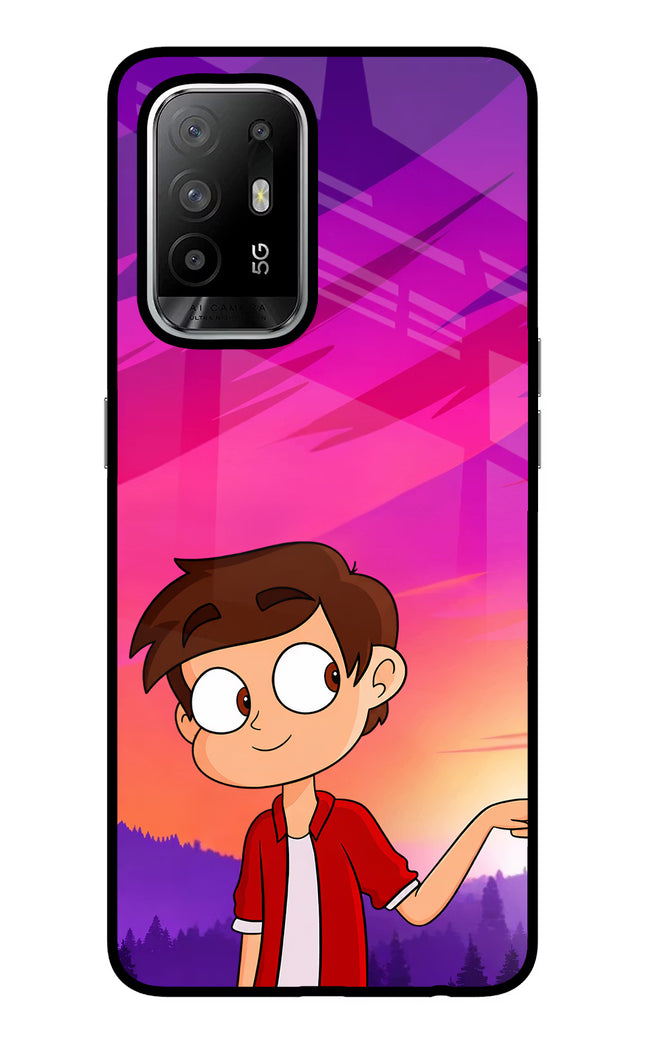 Marco Sunset Oppo F19 Pro+ Glass Case